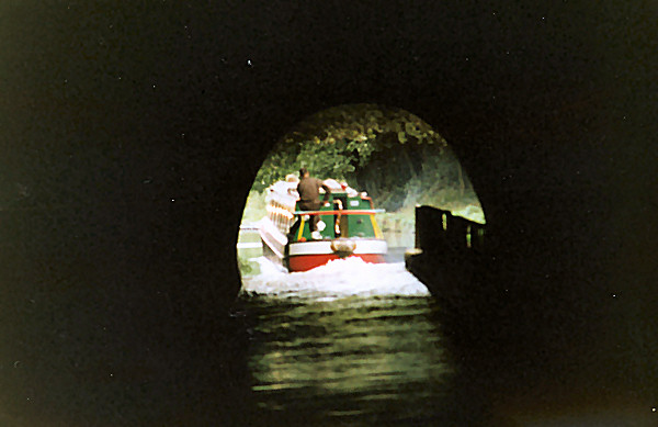 End of Chirk Tunnel ahead